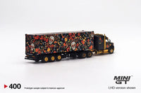 
              Mini GT 1:64 Mijo Exclusive Western Star 49X with 40 Ft Container Day Of The Dead “Dias De Los Muertos” 2022 Limited Edition
            