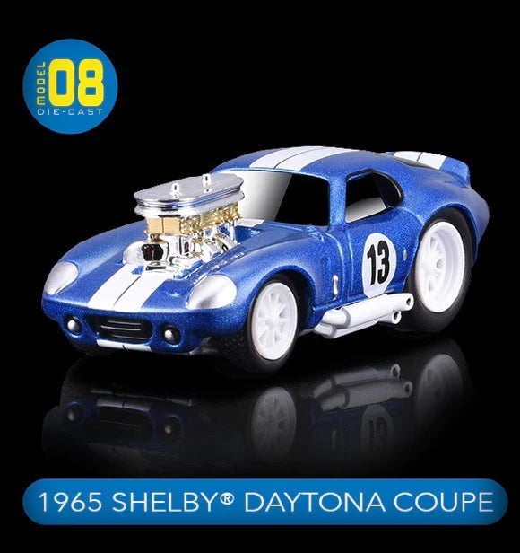 Maisto Muscle Machines - 1965 Shelby Daytona Coupe #13 - blue