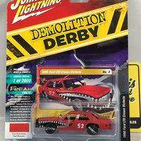 Johnny Lightning - 1990 Ford LTD Crown Victoria - Destruction Derby Street Freaks