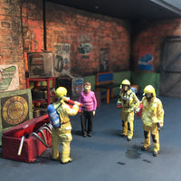 Tiny HK Fire and Rescue figures for dioramas