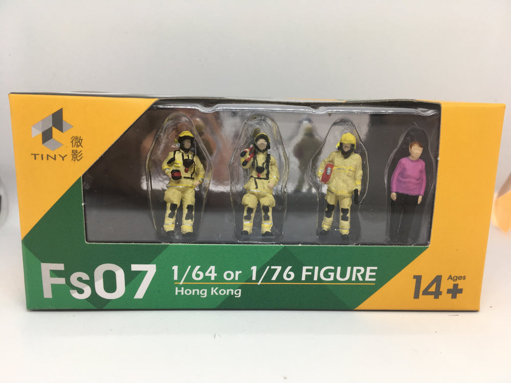 Tiny HK Fire and Rescue figures for dioramas